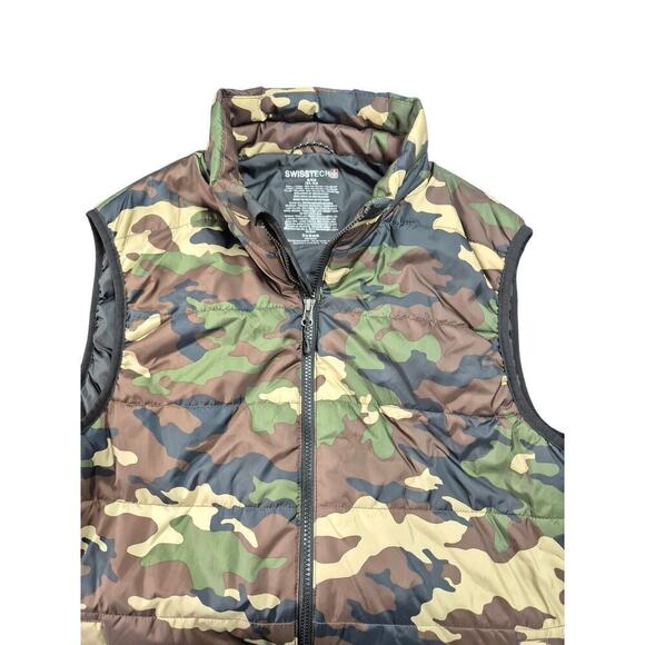 Swisstech 100% Polyester Camouflage Vest Sz. S  34-36 - Picture 4 of 4